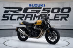 Suzuki RG 500 Scrambler 2026 lanza diseño elegante y estilo que redefine la aventura